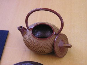 画像1: 水差　南部鉄瓶 茶 (1)